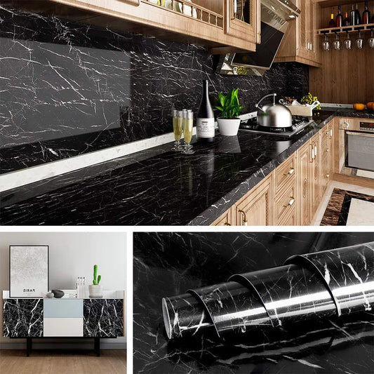 Self Adhesive Marble Sheet for Kitchen (size 60cm x 200cm)